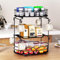 Wotendy 3 Niveles Organizador de Barra de Café, Soporte para Tazas de Café con 8 Ganchos, Organizador de Estación de Café para Encimera para Tazas de Café, Tazas de Torage, Tazas, Jarabes