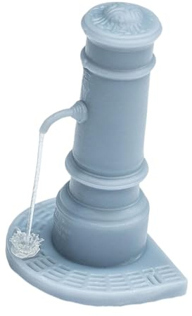 Fenteer Fontaine miniature à l'échelle 1:35, accessoire de décor pour diorama à monter soi-même
