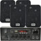 Bar Restaurant Bluetooth Wall Speaker System Background Music Wireless Amp Kit