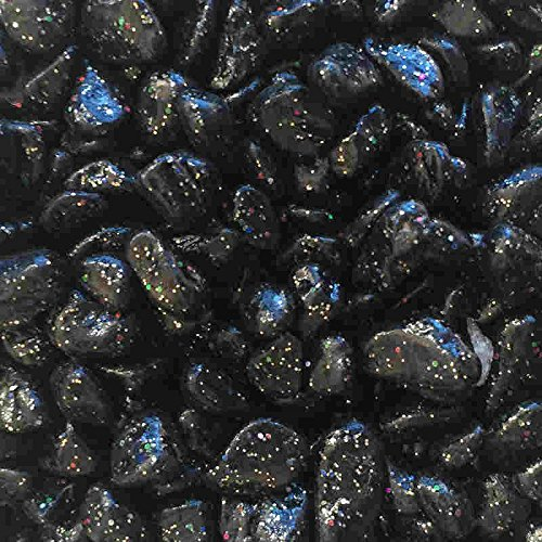OceanMax Kies 3 – 5 mm / 2 kg, Schwarz, gemahlen