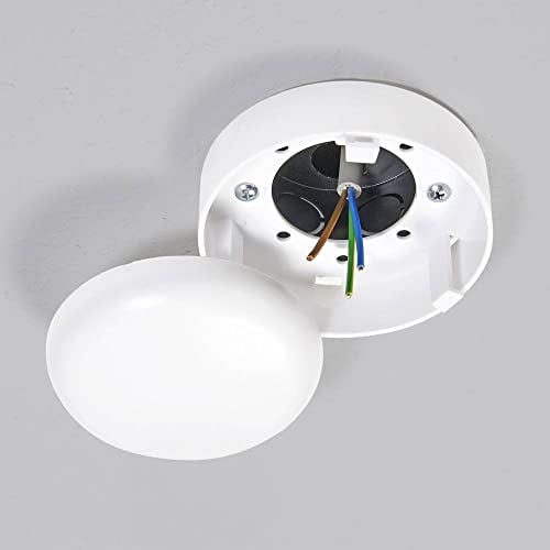 WONEEY Distrionenbox für Decke (Ø100mm x H46mm), Verteilerdose, weiß, nicht wasserfest, 1 Stück