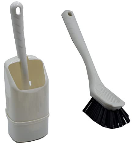 Mini Loo Brush and Holder, Caravan Boat Motorhome Camper Camping Bathroom & Toilet