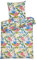CARPE SONNO Seersucker Bettwäsche 135x200 Baumwolle | Blumen Bettwäsche Seersucker Bettbezug 135 x 200 | Kühlende Sommerbettwäsche bunt Bügelfreie Bettwäsche-Sets | Sommer Bettwäsche Baumwolle 135x200