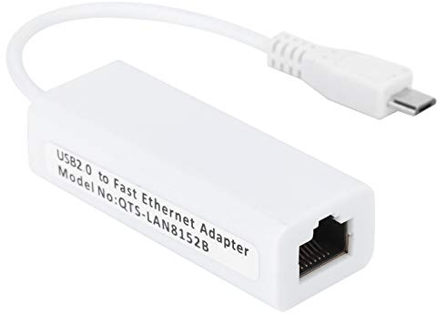 Leapiture Adaptateur Ethernet Adaptateur USB Ethernet Micro USB vers RJ45 Adaptateur Réseau 10 Mbps 100 Mbps pour Carte Mère Adaptateur USB vers Ethernet Adaptateur USB Rj45 Raspberry Pi Zero 1,3 W