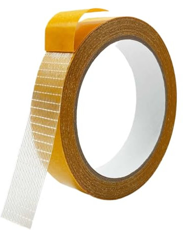 KAIHENG Robusto nastro bifacciale in tessuto, 2,5 cm x 10 m, nastro orlato Stitch Witchery per pantaloni, vestiti, tende, copridivano, non è necessario cucire e stirare
