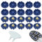 20 Piezas Clavos para Zapatos De Golf, Pinchos para Zapatos de Golf, Pinchos Antideslizantes para Zapatos de Golf, Recambio Tacos para Zapatos de Golf con Llave