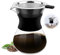 Caffettiera Pour Over Coffee Maker, 400ml Dripper Manuale per Fare il Caffè e Filtro Permanente Riutilizzabile, Caffettiera Con Filtro Manuale, Caffettiera Pour Over Coffee, per Caffè Casa Ufficio