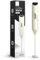 Keplin Handheld Milk Frother - Stainless Steel Electric Whisk - Portable Battery Operated Coffee Stirrer for Lattes, Matcha, Protein Shakes - Ergonomic, Compact, Easy to Clean & Use (Cream)