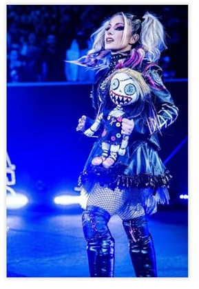 Alexa Bliss Leinwand-Poster, Schlafzimmer-Dekor, Sportlandschaft, Büro, Raumdekoration, Geschenk, ungerahmt, 40 x 60 cm