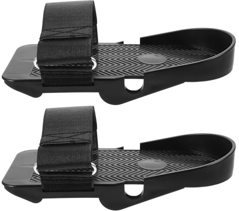 BESPORTBLE Anti-slip Plastic Foot Pedals to Improve Cardiovascular Health Exercise Pedals and Enhance Indoor Fitness for Rowing Machine Replacement for Home Workouts