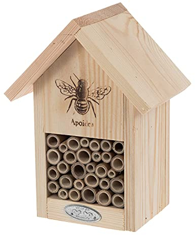 SIDCO Bienenhaus Nistkasten Insektenhaus Bienenhotel Holz Insektenhotel Gartendeko