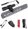 WINDFIRE Torcia Tattica Ricaricabile, Torcia Militare Professionale a LED Potente 5000 Lumen, Modalità Singola Zoomabile, Torcia Impermeabile e Portatile per Caccia All'aperto, Campeggio