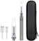 Sigaretta Elettronica CBD Kit Completo, Batteria da 1100mAh, Bobina in Ceramica, Serbatoio in Vetro Pyrex, Set di Base per Vaporizzatore all'olio di Canapa, Senza Nicotina, Argento