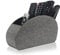 Connected Essentials Remote Control Holder with 5 Pockets TV Controller Tidy and Organiser Caddy, Grey Fabric Slim Compact Living Room and Bedroom Storage CEG-10
