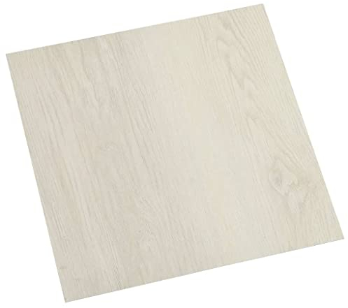 vidaXL 20x PVC Fliese Selbstklebend Vinylboden Bodenbelag Laminat Dielen Planken Vinyl-Fliesen Fußboden Laminatboden Wohnzimmer 1,86m² Beige