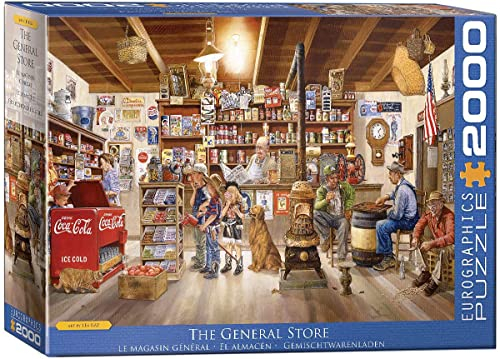 empireposter Der nostalgische Dorfladen - 2000 Teile Puzzle im Format 67,6x96,8 cm