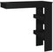 vidaXL Wand-Bartisch Schwarz 102x45x103,5 cm Holzwerkstoff, Bartisch, Bistrotisch, Stehtisch, Party Tisch, Pubtisch, Wand Stehtisch, Wandtisch