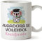 MUGFFINS Tazas para JUGADORA DE VOLEIBOL mujer - En Español - Koalificado/koalificada - 11 oz / 330 ml - Regalo original y divertido