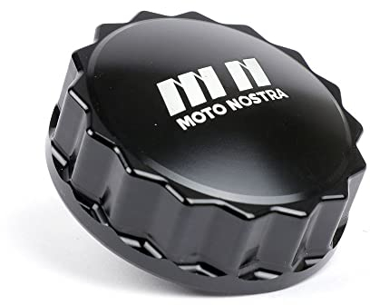 MOTO NOSTRA Tankdeckel CNC schwarz glänzend kompatibel für Vespa GTS 125, 150, 250, 300 HPE, Super Tech, Primavera, IGET, Touring