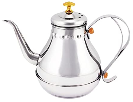 Teekanne Teekessel 1200ML Große Kapazität Edelstahl Teekanne Schwanenhals Form Kaffeekanne Große Teebereiter mit Filter Teakessel Teekannen/Teekannen/Teekanne Geschenk