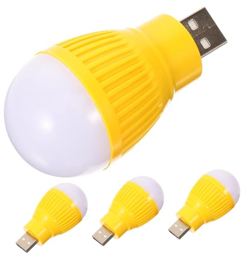 Mikikit - – 4er-pack Usb-mini-nachtlichter Batteriebetriebene Lampen Für Den Notfall Den Schreibtisch Und Den Einsatz Im