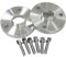 Vuzmode 2 4-teiliges 15-20-mm-Aluminium-Rad-Distanzstück PCD 3-112 CB 57.1, for Smart, Cabrio 450 City-Coupe 450 FORTWO Cabrio 450 Abstandshalter-Nabensatz(4PCS 20mm Silver)