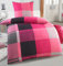 DreamHome Warme Winter Microfaser Thermo Fleece Bettwäsche 135x200 155x220 200x200 Moderne, Größe:155 x 220 cm, Design - Motiv:Design 7