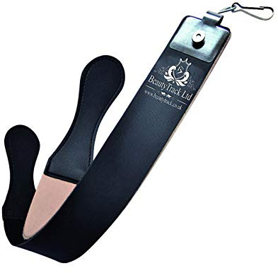 Genuine Leather Sharpening Strop Strap - Pure Leather Belt - Classic Shaving Razor Belt for Straight Cut Throat Shaving Razors -