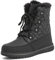 Donna Trapuntato Corto La Neve Inverno Pelliccia Ecologica Caldo Durevole Impermeabile Stivali - 7 - BLK40 AYC0523