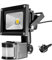 Yangers LED Floodlight 20W with PIR Sensor Outdoor Mains Powered UK Plug, IP65 Waterpoof 1000lm Bright Day White 240V External Security Lamp Beaming Angle for Garden Garage Loft Indoor