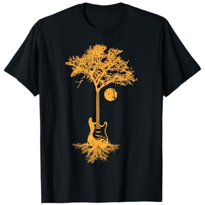 Guitares, Guitariste, Bassiste, Guitare Arbre de vie T-Shirt