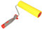 KOTARBAU® Rouleau de pressage pour papier peint 150 mm avec rouleau en caoutchouc et poignée en plastique