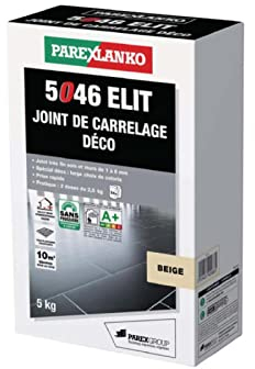 Parexlanko Mortier joint carrelage 5046 Elit - Beige - 5 kg - L5046BEIGE5