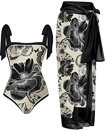 LAOSU Maillot De Bain pour Femme,D'Été Maillot De Bain Fluo,Combinaison Plage,Maillot De Bain Semi Couvert,Tankini Femme De Marque,Maillot De Bain Original Femme