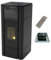 Termostufa Idro Ventilata Greta 32 28,55 kW Nero 4 Stelle 275 m2 Riscaldabili On Fire Line (Stufa + Telecomando + Modulo Wifi)
