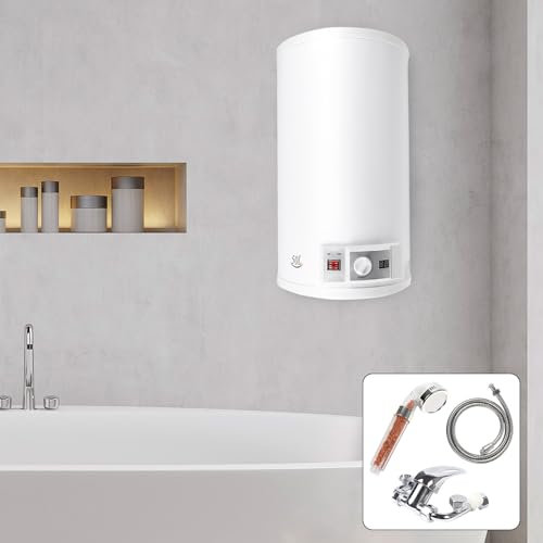 Elektrospeicher Warmwasserspeicher, 2000W 39L Water Capacity Boiler Wasserboiler Smart Control Wandhängender Druckloser Kleinspeicher