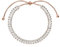 Purelei® Crystal Glow Armband – Größenverstellbar mit Slider-Verschluss, Zirkoniasteine in Baguetteform, Edelstahl in Gold, Silber oder Roségold, Länge 14–28 cm (Rosegold)