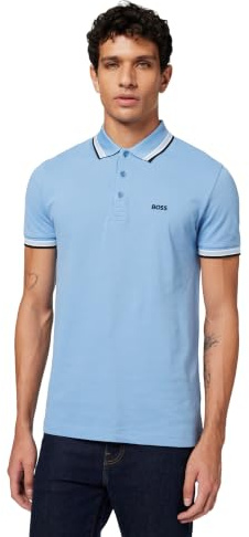 Boss Paddy 10241663 01 Polo Homme, Open Blue 469, XXL
