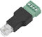 Vbestlife Conector Ethernet RJ11 6P4C Adaptador RJ45 para Cable de Red Ethernet Macho a Conector de Tornillo de 4 Pines