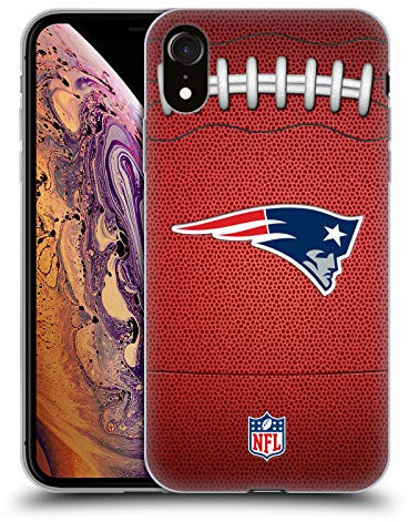 Head Case Designs Licenciado Oficialmente NFL Fútbol New England Patriots Gráficos Caso Funda de Gel Suave Compatible con Apple iPhone XR