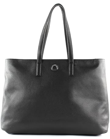 Mandarina Duck Damen Mellow Leather Shopper, Nero