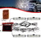KaiDengZhe 4x4 LED 4 en 1 Stroboscopique Avertissement DC12V Urgence Clignotant Balise Lampe Sans Fil À Distance Stroboscope Lumière Urgence Lumière Externe Pour Camion Remorque Caravane (Blanc)
