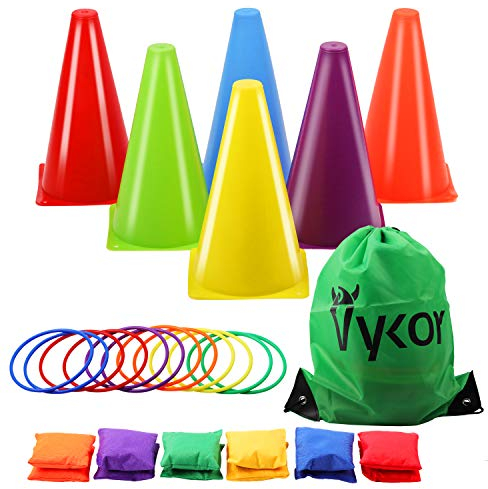 Outdoor Spiele für Kinder Set Wurfspiel Kinder Garten Spielzeug Kinder Draußen Kindergeburtstag Spiele Draußen Partyset Outdoor Spielzeug Kinder ab 3 4 5 6 7+