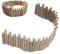 YUUGAA Hamster Holzzaun, Hamster Holzzaun Ratte Leiter Brücke Spielzeug Holzleiter Natürliches Versteck für Kleintiere(50cm)