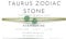 Zodiac Crystal Bracelet - Star Sign Crystal Bracelet - Natural Gemstone Zodiac Bracelet (Taurus)
