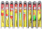 Pose di Pesca 9 Pezzi Bobber Pesca Carpa Galleggiante Colorato Pesca Set con Filo a Piombo, Lenza e Gancio (5#, 7#, 9#) per Pesci Grossi, Trote, Anguille, Lucioperca Ideale per Laghi, Fiumi, Ruscelli