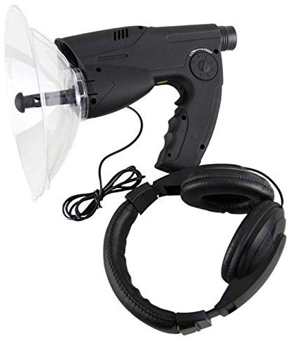 ROLTIN Microphone directionnel parabolique X8, Oreille bionique, télescope d'écoute d'oiseaux à Longue portée 200M