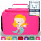 GRINSEZWERGE Tasche für Toniebox Starterset und Tonie Figuren | Aufbewahrung für Tonies Hörfiguren und Zubehör | Box Transporttasche | Tigerbox Tragetasche Koffer (Mila Meerjungfrau (pink))