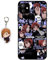 Staremeplz Hülle für iPhone 16 Anime Handyhülle [Mit Schlüsselbund] Cartoons Silikon Sanft Bumper Case Hülle für iPhone 16 - Jujutsu Kaisen 5