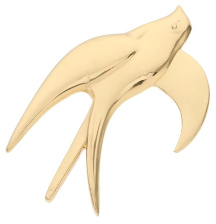 TOPPERFUN Wandkunst Fliegender Vogel Filigranes Vogeldesign Für Garten Zuhause Schlafzimmer Balkon Wanddekoration Aus Messing